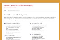 Network News from Reflective Dynamics