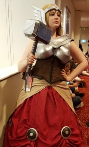 Lady Thor cosplay at Dragon*Con 2015, September 6.