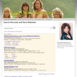 Xena Online Resources in March 2017. It's hard to get a good screen capture of this site. There are many listings and you can even search for images.
