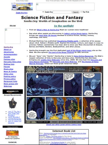 Xenite.Org somewhere around 2000. The Circle Weave comic strip was a third-party widget. We launched the original Internet Book List (now discontinued).